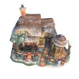 O'well Sugarplum Valley Christmas Cottage Ceramic Decoration Medium